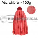 Esfregona microfibra tiras vermelho 160g