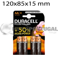 4 Pilhas Duracell AA