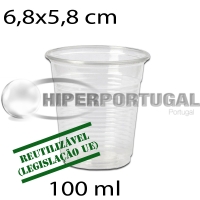 4800uds copos reutilizáveis transparentes 100 ml