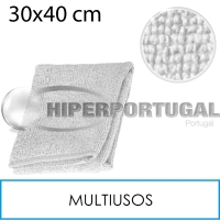 6 Panos Microfibra 320 gr 40x30 cm branco