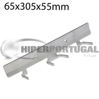 Cabide utensílios aço inox 305x65 mm