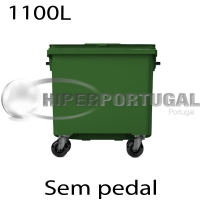 Contentores de lixo 1100 L verde400