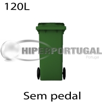 Contentores de lixo 120 L verde400