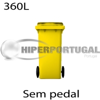 Contentores de lixo 360 L amarelo503