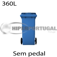 Contentores de lixo 360 L azul801