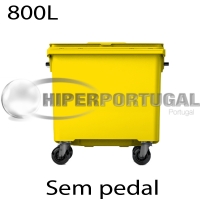 Contentores de lixo 800 L amarelo503