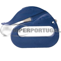 Cortador detetável descartável cortador de sacos MK116 azul