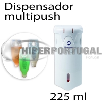 Dispensador multipush shampoo-gel-amaciador 225 ml 1