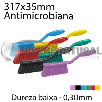 Escova com pega suave antimicrobiana 317 mm