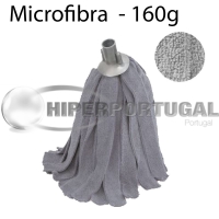 Esfregona microfibra tiras cinzento 160g