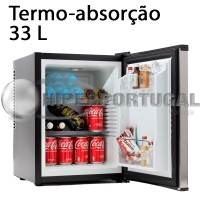 Minibar termo-absorção Asturias 33 L Aço Inox 1