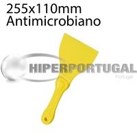 Raspador antimicrobiano alimentar 225x110mm amarelo