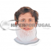 1000 uds Cobre barbas descartáveis branco Polipropileno