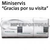 14.000 Guardanapos de papel mini servis Espanhol
