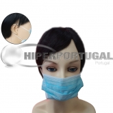 2000 uds Máscara cirúrgicas 3 capas com elásticos azul