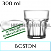36 copos reutilizáveis Boston PC 300 ml