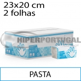 3920 Toalhetes Papel Pasta Branco 23x20cm