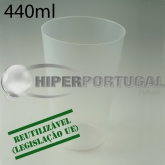 420 copos combi PP 440ml reutilizáveis