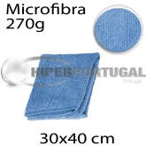 5 panos microfibra 270g 30x40cm azul