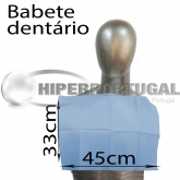 500 uds babetes descartáveis dentários premium s/bolso azul