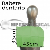 500 uds babetes descartáveis dentários premium s/bolso verde