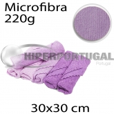 6 panos microfibra terry 220gr morado