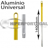 Cabo de alumínio universal 1400 mm amarelo