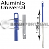 Cabo de alumínio universal 1400 mm azul