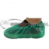 Cobre sapatos polietileno liso G70 verdes 1000 uds