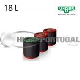 Conjunto de 3 embalagens de resina Ultra 18 L UNGER