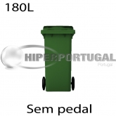 Contentor de lixo 180 L verde
