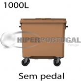 Contentores de lixo premium 1000 L bege1006