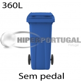 Contentores de lixo premium 360 L azul805