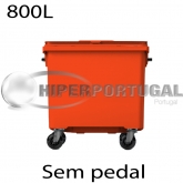 Contentores de lixo premium 800 L laranja601
