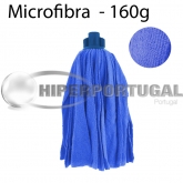 Esfregona microfibra tiras azul 160g