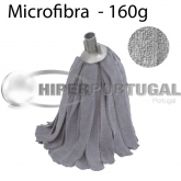 Esfregona microfibra tiras cinzento 160g