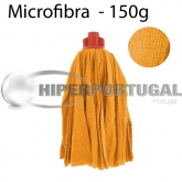Esfregona microfibra tiras laranja 150g