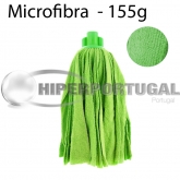 Esfregona microfibra tiras verde 155 gr