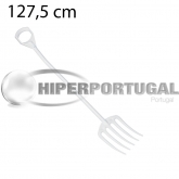 Garfo 127,5 cm para indústria alimentar branco
