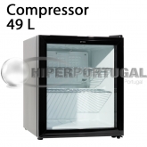 Minibar compressor Castilla Cristal 49L Preto