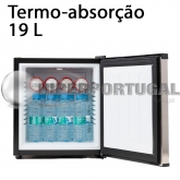 Minibar termo-absorção Asturias 19L Aço Inox