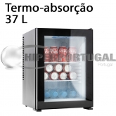 Minibar termo-absorção Galicia Cristal 37L Preto