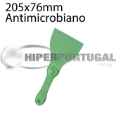 Raspador antimicrobiano alimentar 205x76mm verde