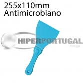 Raspador antimicrobiano alimentar 225x110mm azul