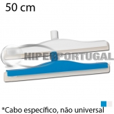 Rodo higiénico lâmina dupla e pescoço giratório 50 cm