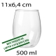 72 copos reutilizáveis tritan 500 ml