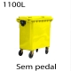 Contentores de lixo 1100 Lts amarelo