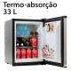 Minibar termo-absorção Asturias 33 L Aço Inox